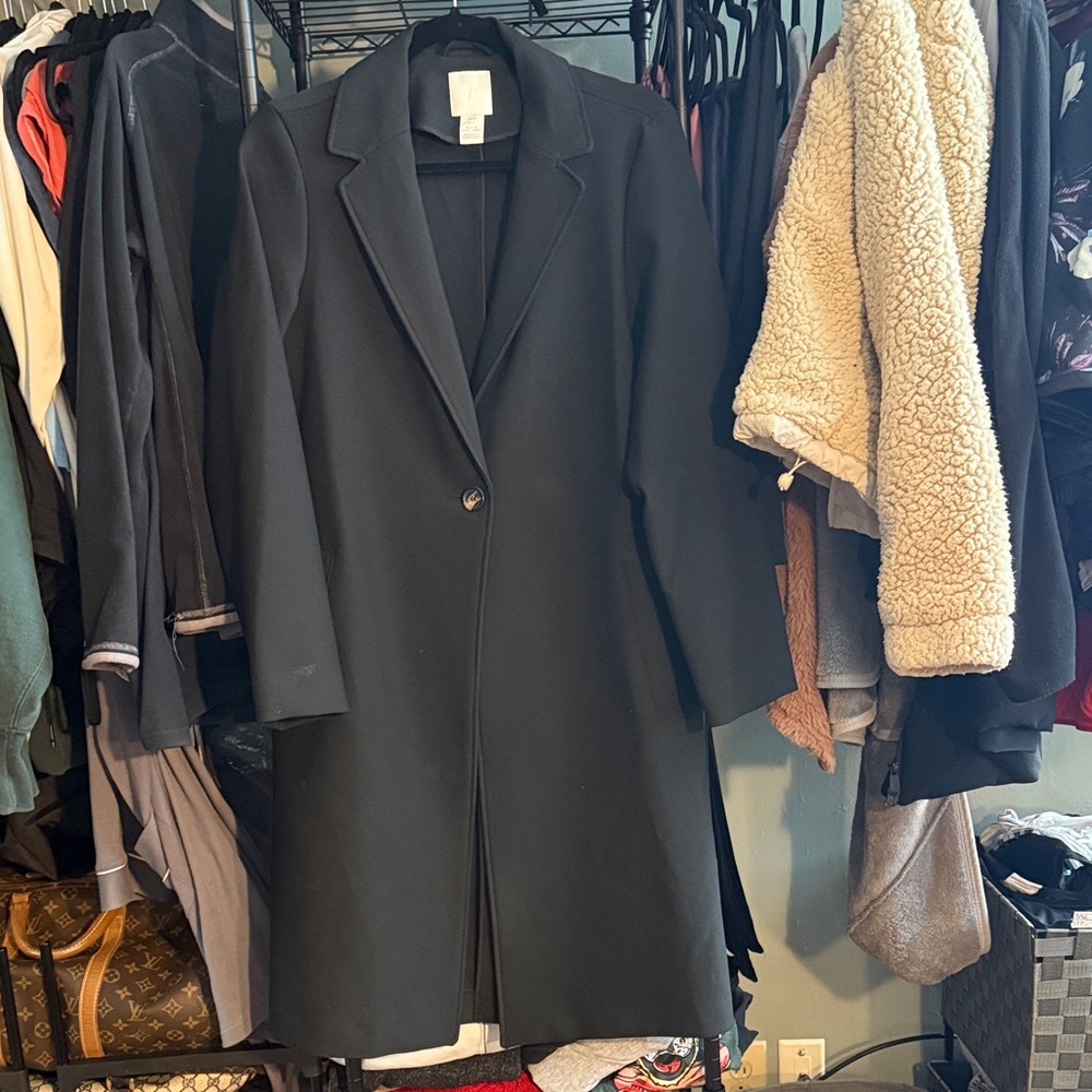 H&M Black Trench Coat